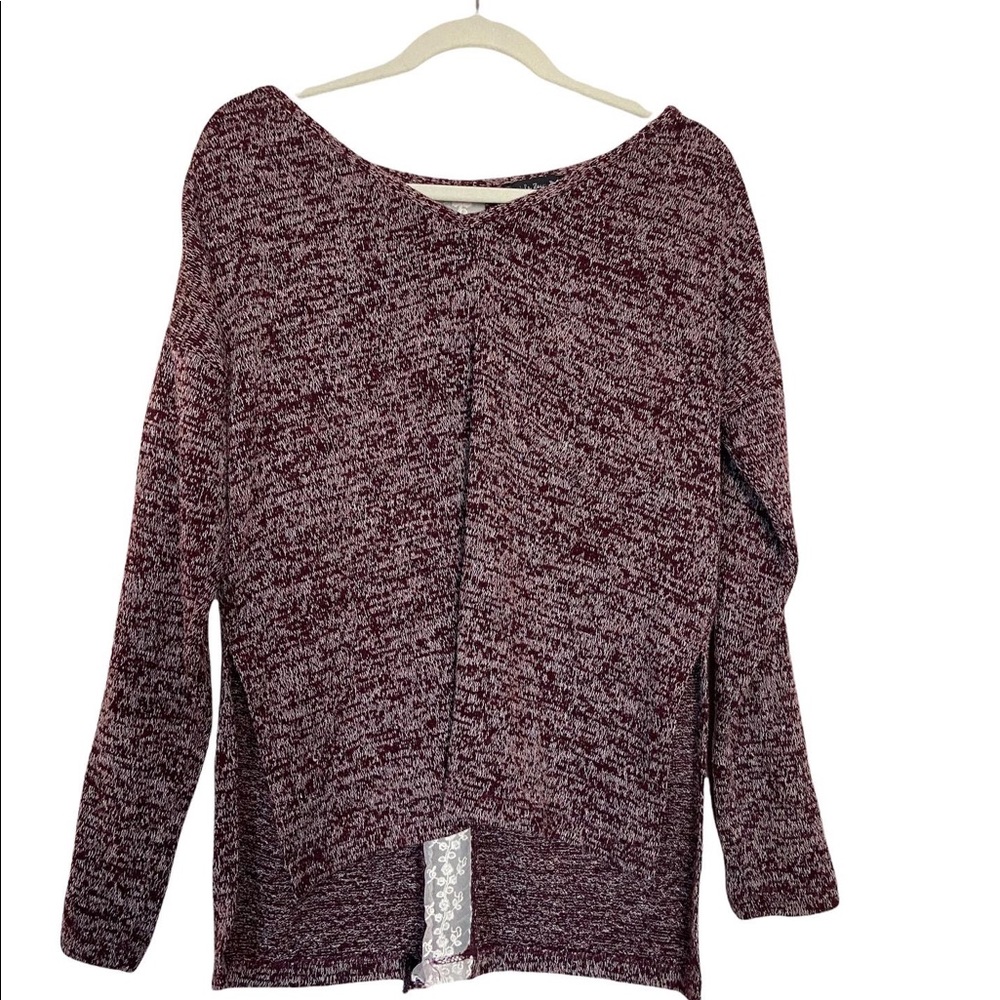 Flattering Maroon Sweater